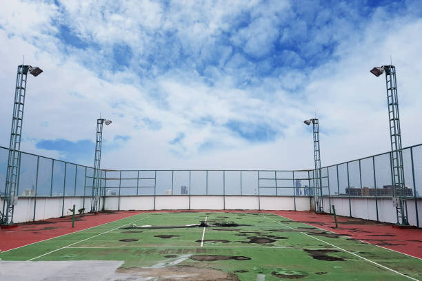 Construction d'un terrain de tennis à Nice